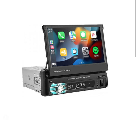 Autoradio 1 DIN Con Display Touch a Scomparsa