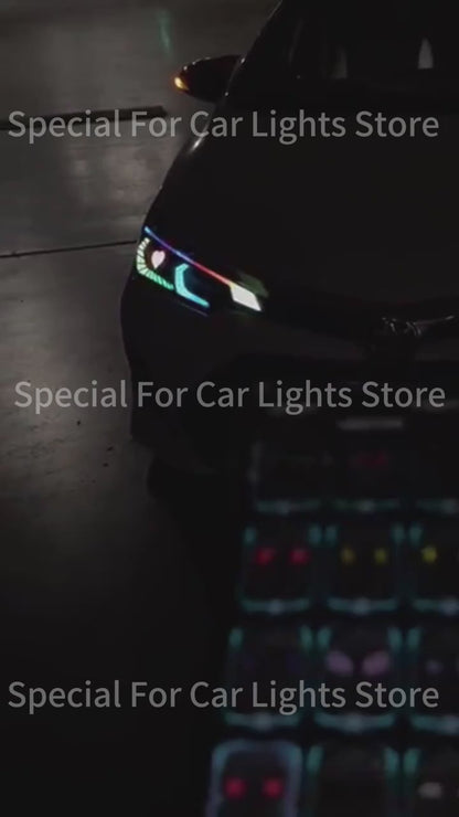 Pannello display a LED con occhi lampeggianti 12V Eagle Eyes Schermo Winking APP Insegna display a occhiello a LED programmabile per schermo borsa zaino per auto